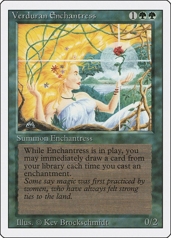 Verduran Enchantress [3ED - N/A] - Cartes Sportives Rive Sud
