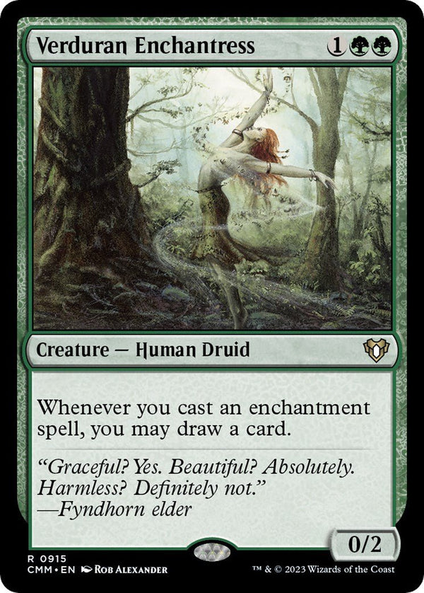 Verduran Enchantress [CMM - 915] - Cartes Sportives Rive Sud