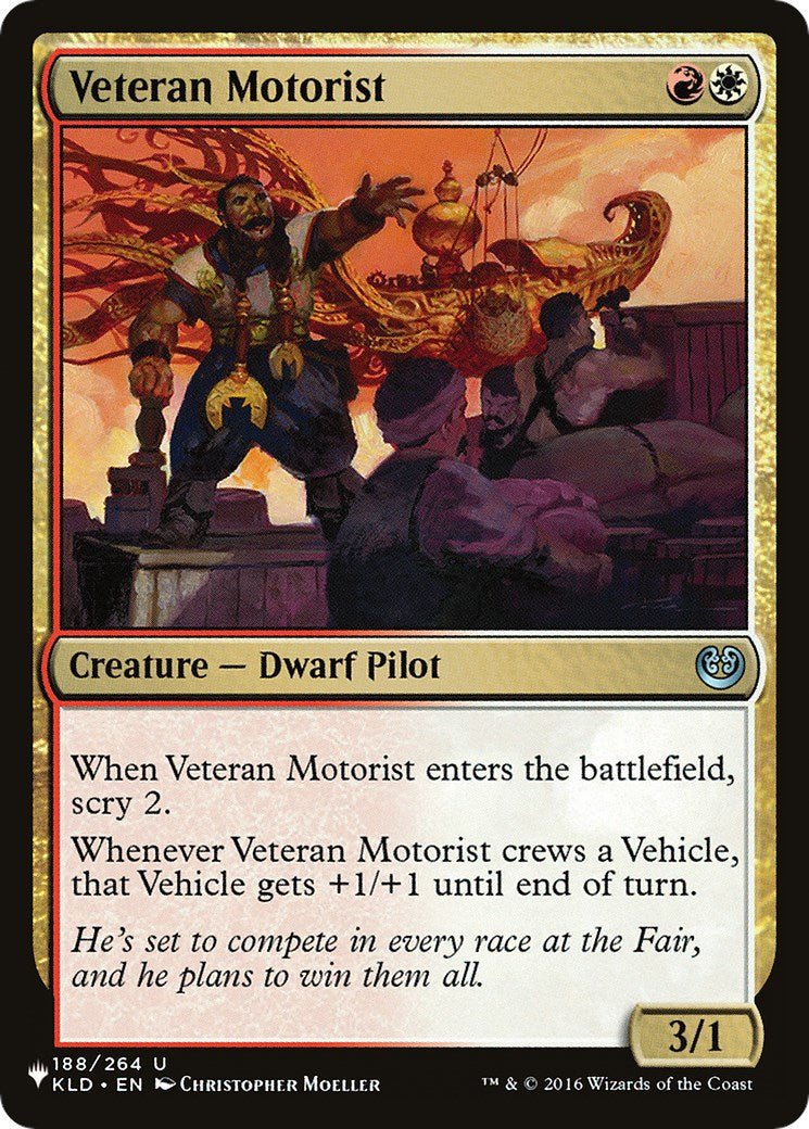 Veteran Motorist [LIST - 188/264] - Cartes Sportives Rive Sud