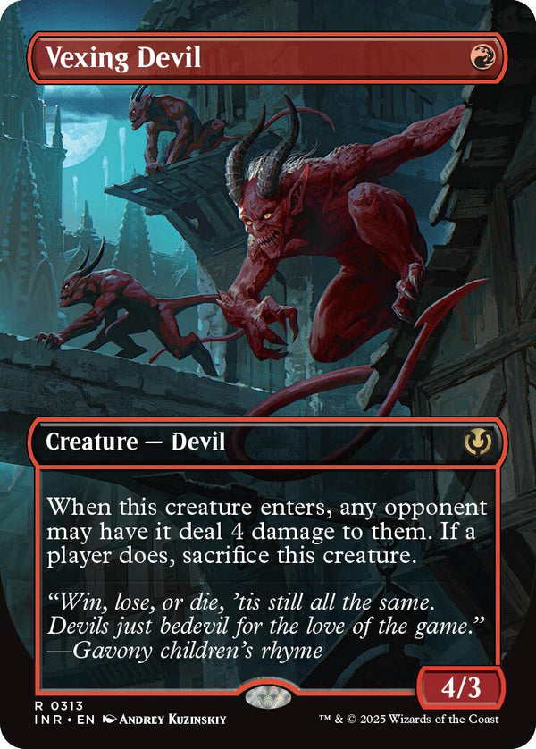 Vexing Devil (Borderless) [INR - 313] - Cartes Sportives Rive Sud