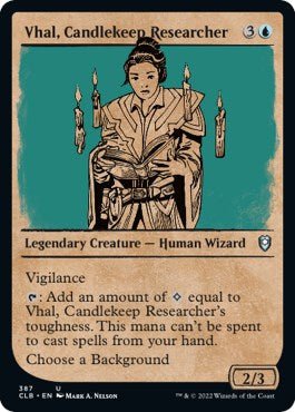 Vhal, Candlekeep Researcher (Showcase) [CLB - 387] - Cartes Sportives Rive Sud