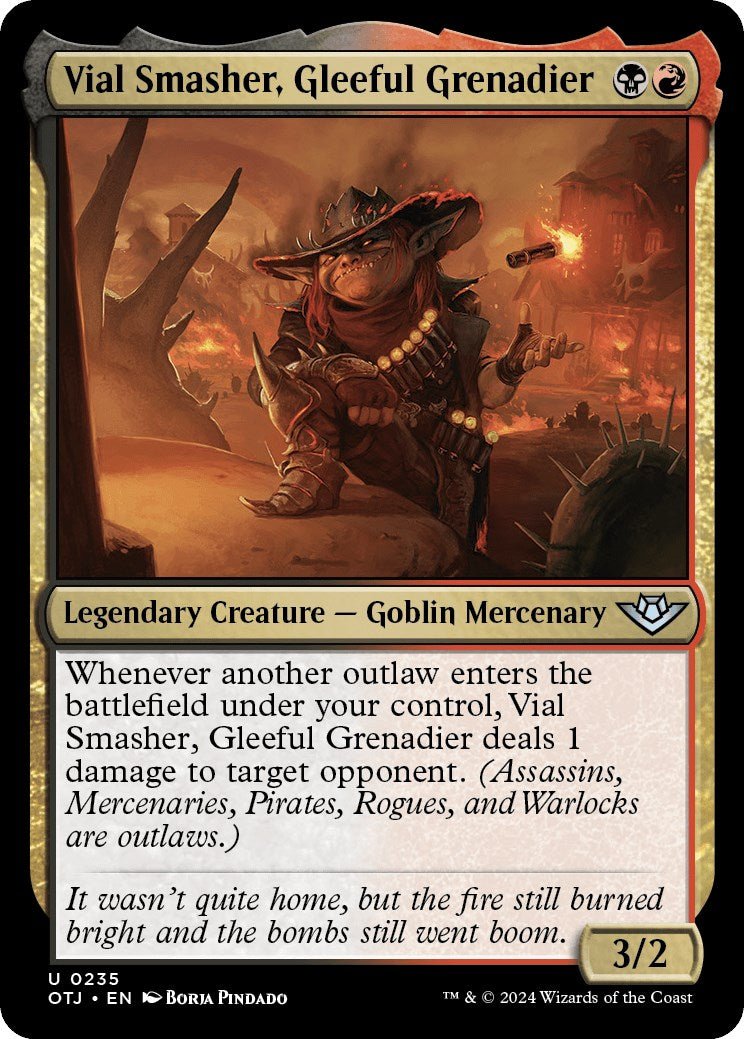 Vial Smasher, Gleeful Grenadier [OTJ - 235] - Cartes Sportives Rive Sud