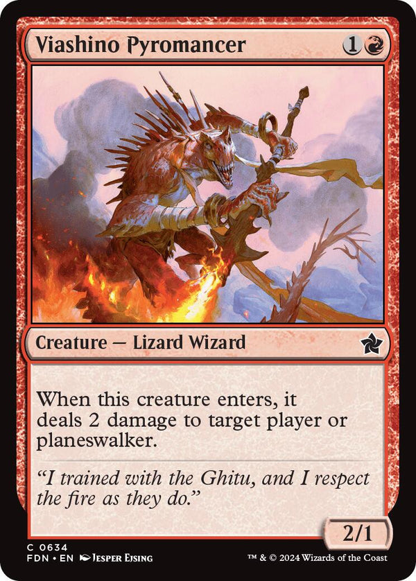 Viashino Pyromancer [FDN - 634] - Cartes Sportives Rive Sud