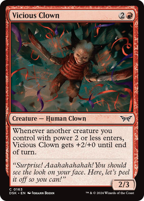 Vicious Clown [DSK - 163] - Cartes Sportives Rive Sud