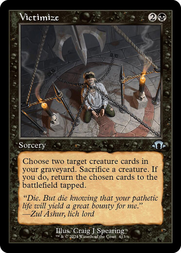 Victimize (Retro Frame) [MH3 - 413] - Cartes Sportives Rive Sud