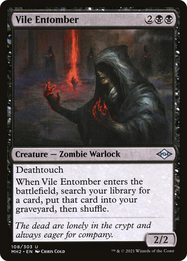Vile Entomber [MH2 - 108] - Cartes Sportives Rive Sud