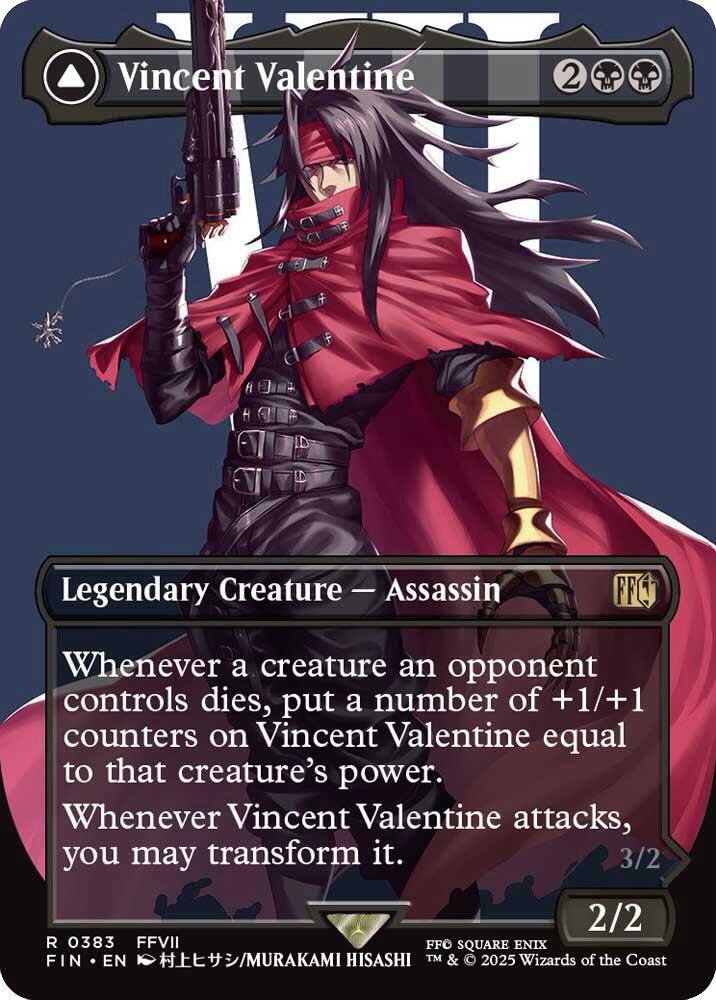 Vincent Valentine (Borderless) [FIN - 383] - Cartes Sportives Rive Sud