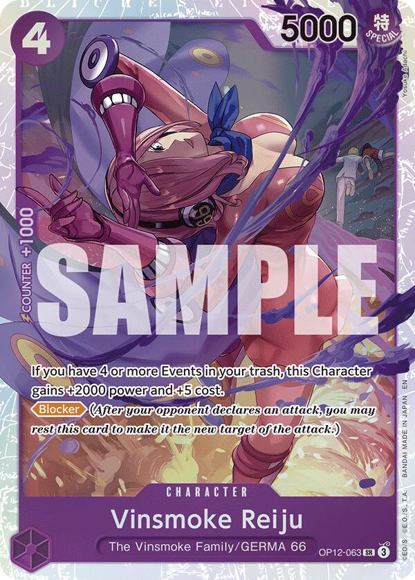 Vinsmoke Reiju [OP12 - OP12 - 063] - Cartes Sportives Rive Sud