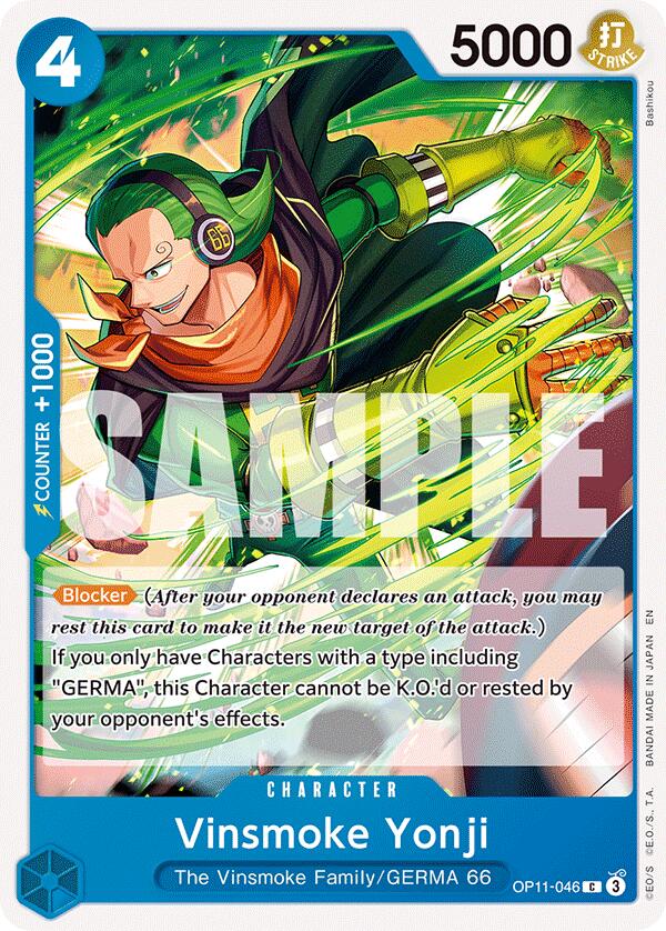 Vinsmoke Yonji [OP11 - OP11 - 046] - Cartes Sportives Rive Sud