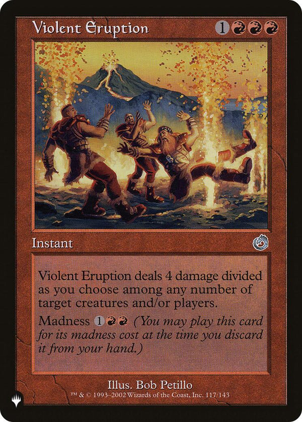 Violent Eruption [LIST - 117/143] - Cartes Sportives Rive Sud