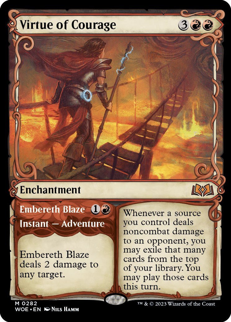 Virtue of Courage (Showcase) [WOE - 282] - Cartes Sportives Rive Sud