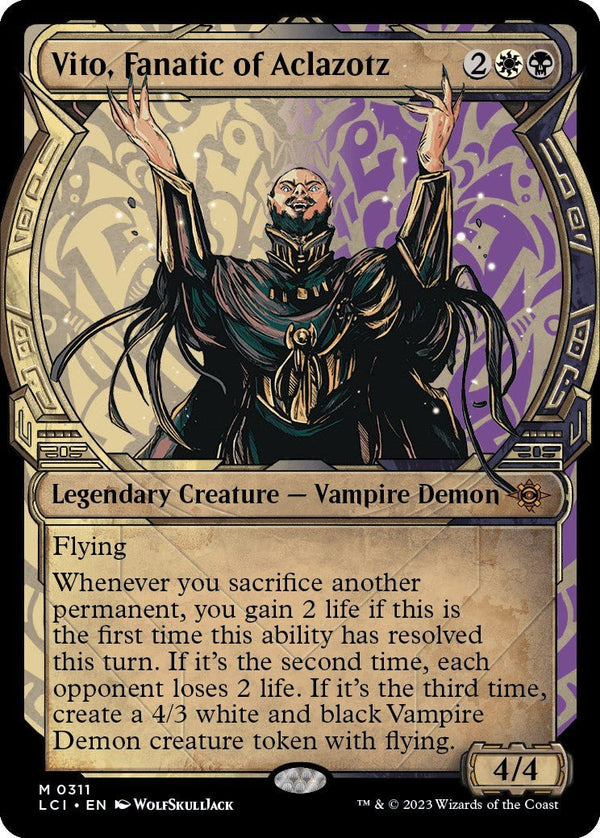 Vito, Fanatic of Aclazotz (Showcase) [LCI - 311] - Cartes Sportives Rive Sud