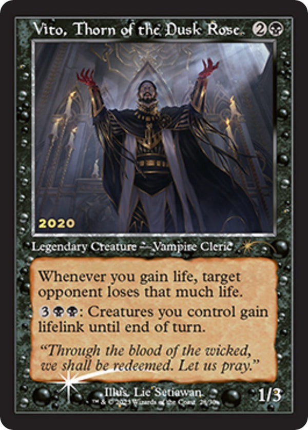 Vito, Thorn of the Dusk Rose [30A - P - 28] - Cartes Sportives Rive Sud