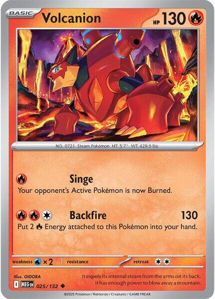 Volcanion [MEG - 025/132] - Cartes Sportives Rive Sud