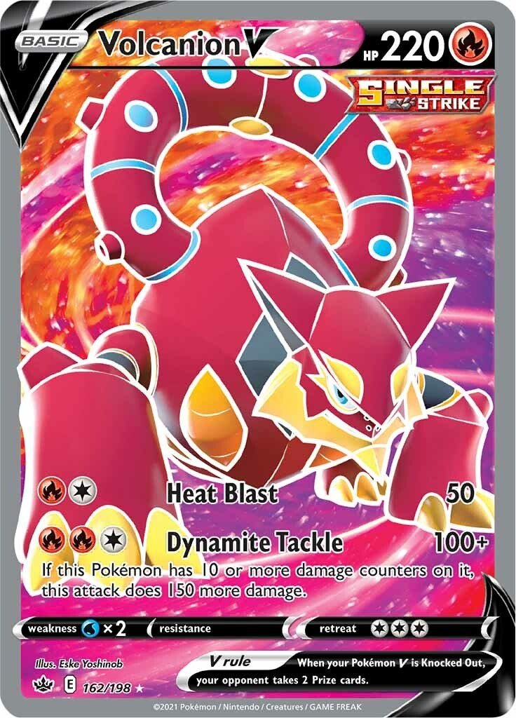Volcanion V (Full Art) [SWSH06 - 162/198] - Cartes Sportives Rive Sud