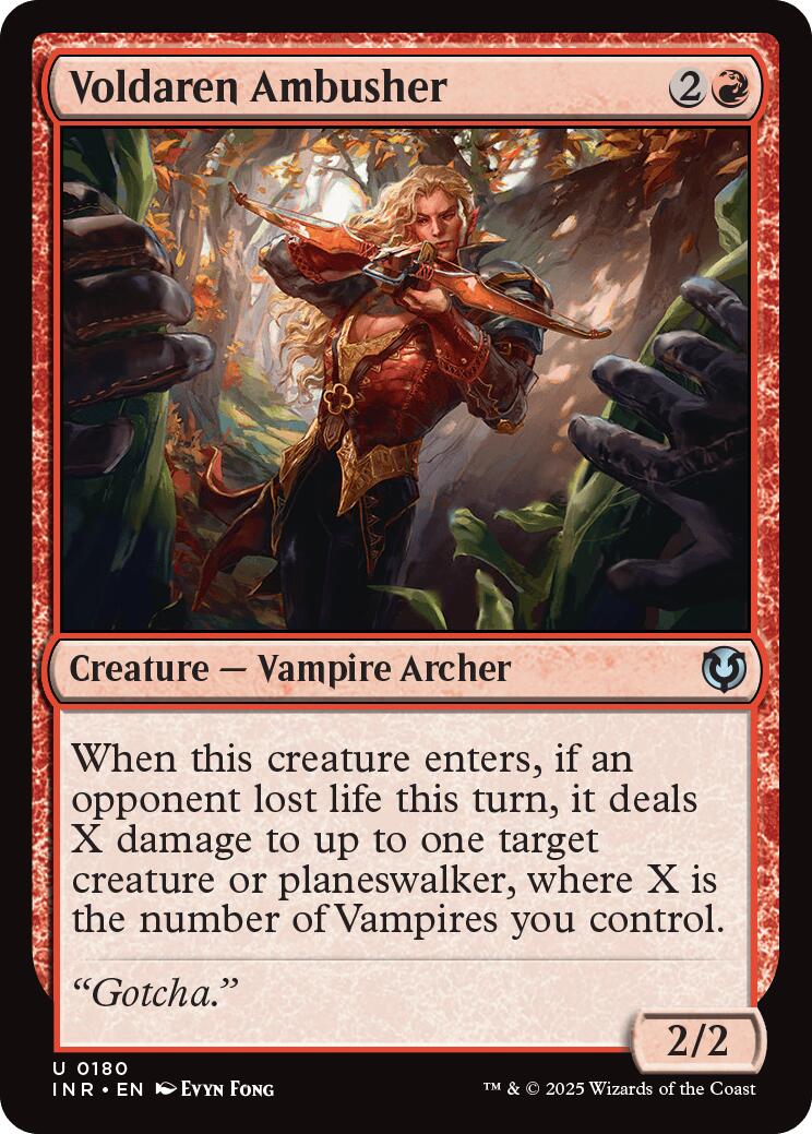Voldaren Ambusher [INR - 180] - Cartes Sportives Rive Sud