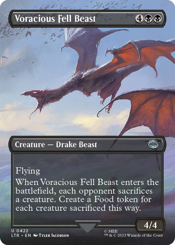Voracious Fell Beast (Borderless) [LTR - 422] - Cartes Sportives Rive Sud