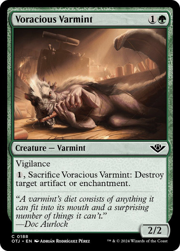Voracious Varmint [OTJ - 188] - Cartes Sportives Rive Sud