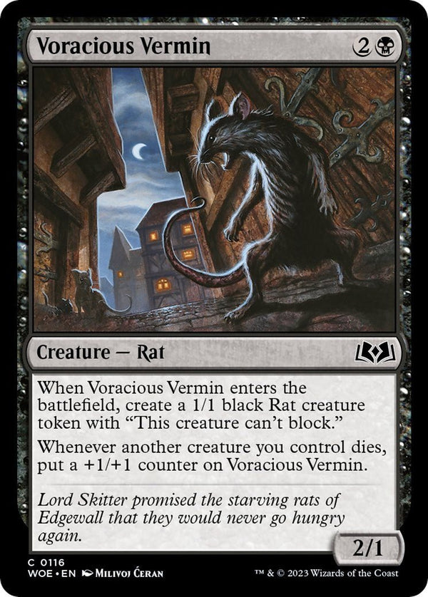 Voracious Vermin [WOE - 116] - Cartes Sportives Rive Sud