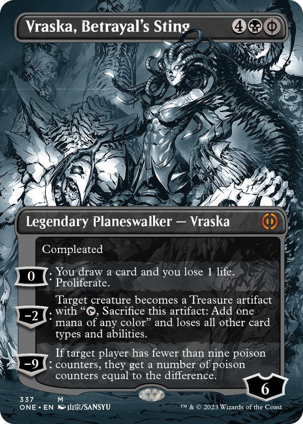 Vraska, Betrayal's Sting (Borderless) [ONE - 337] - Cartes Sportives Rive Sud