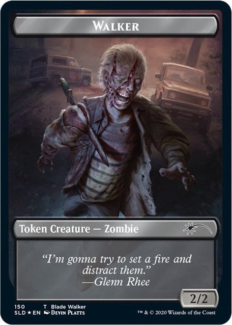 Walker (Blade Walker // Winslow) Double - sided Token [SLD - 150] - Cartes Sportives Rive Sud