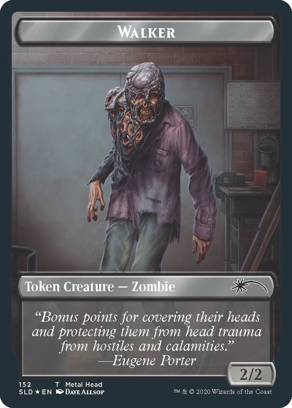 Walker (Metal Head // Treasure) Double - sided Token [SLD - 152] - Cartes Sportives Rive Sud