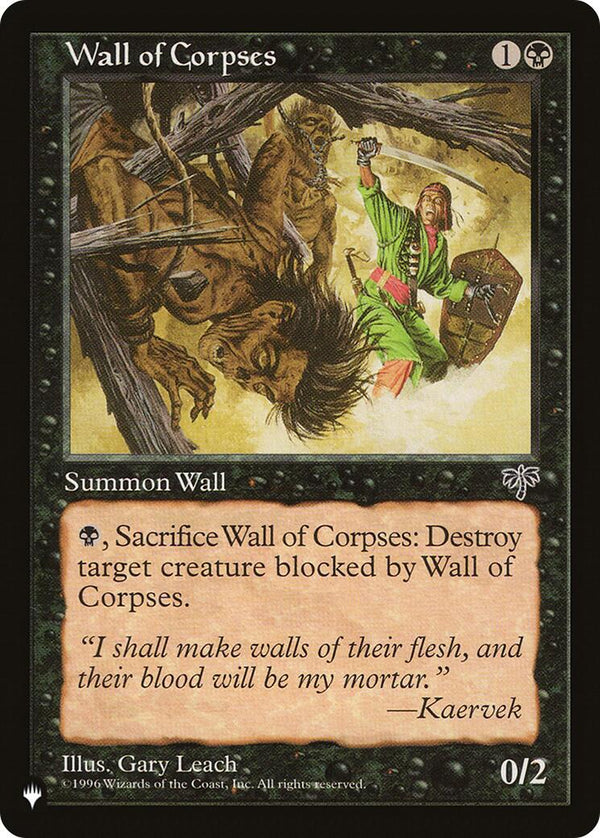 Wall of Corpses - Cartes Sportives Rive Sud