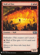 Wall of Fire [LIST - 167] - Cartes Sportives Rive Sud