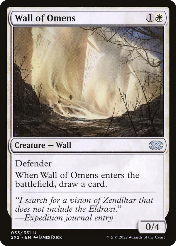 Wall of Omens [2X2 - 33] - Cartes Sportives Rive Sud