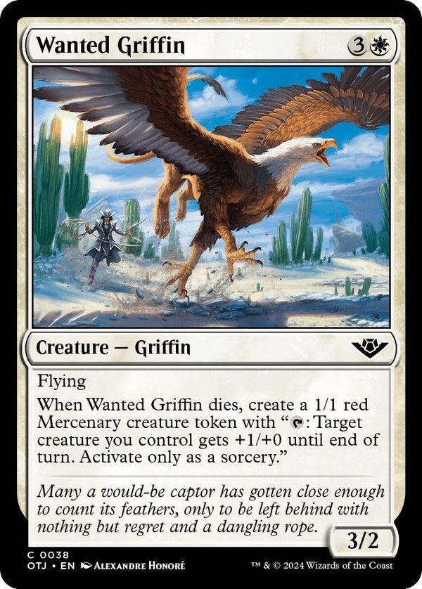 Wanted Griffin [OTJ - 38] - Cartes Sportives Rive Sud