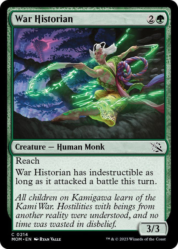 War Historian [MOM - 214] - Cartes Sportives Rive Sud