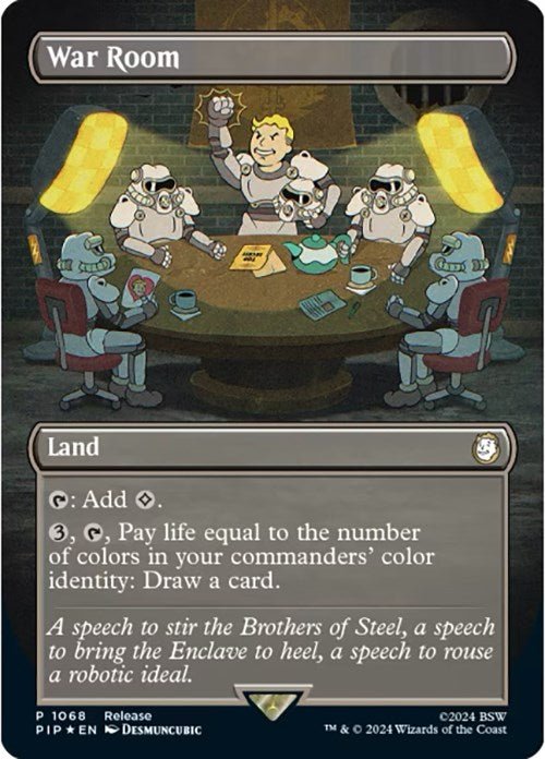 War Room (Borderless) [LARP - 1068] - Cartes Sportives Rive Sud