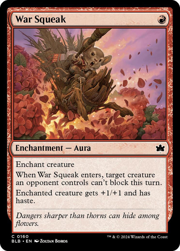 War Squeak [BLB - 160] - Cartes Sportives Rive Sud