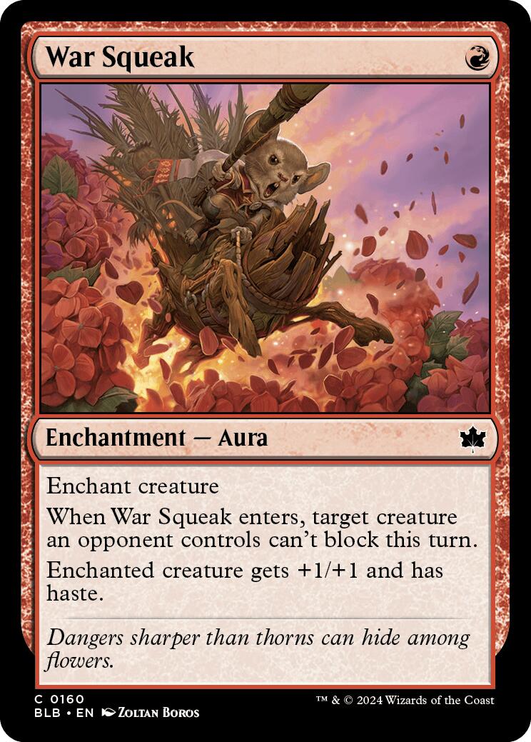 War Squeak [BLB - 160] - Cartes Sportives Rive Sud