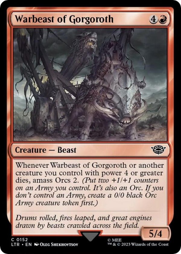 Warbeast of Gorgoroth [LTR - 152] - Cartes Sportives Rive Sud