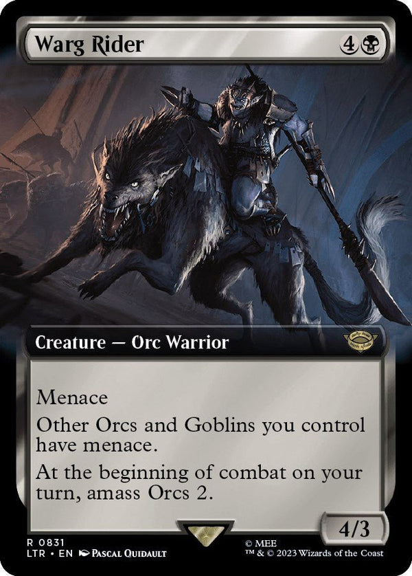 Warg Rider (Extended Art) [LTR - 831] - Cartes Sportives Rive Sud