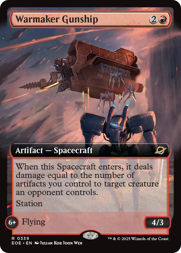 Warmaker Gunship (Extended Art) [EOE - 339] - Cartes Sportives Rive Sud