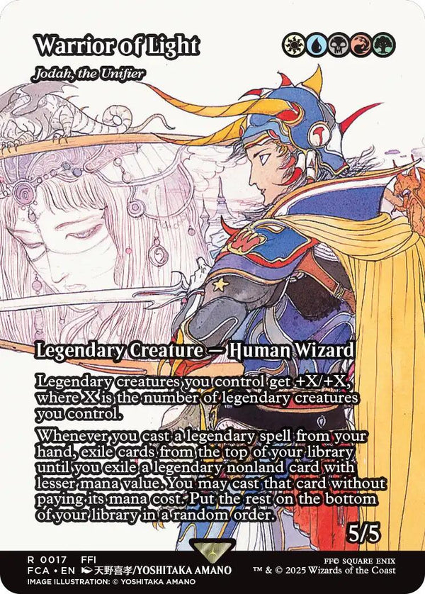 Warrior of Light - Jodah, the Unifier (Showcase) [FCA - 17] - Cartes Sportives Rive Sud