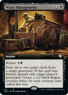 Waste Management (Extended Art) [NCC - 141] - Cartes Sportives Rive Sud