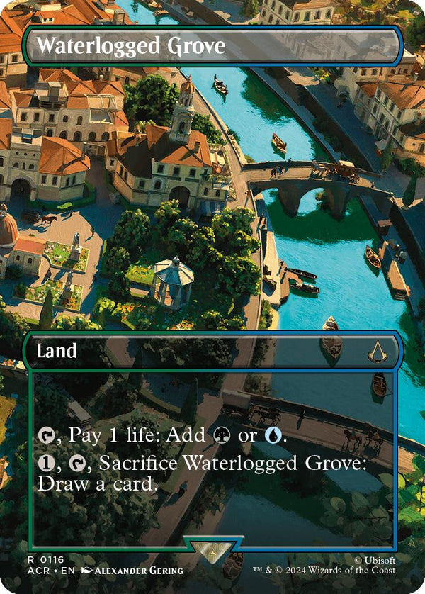 Waterlogged Grove (Borderless) [ACR - 116] - Cartes Sportives Rive Sud