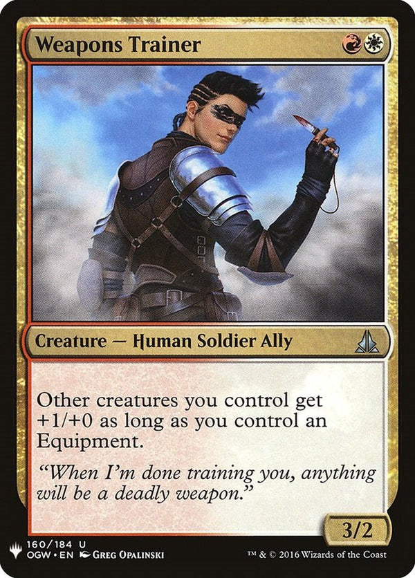 Weapons Trainer [LIST - 160] - Cartes Sportives Rive Sud