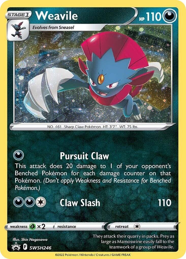 Weavile - SWSH246 (Cosmos Holo) [SWSD - SWSH246] - Cartes Sportives Rive Sud