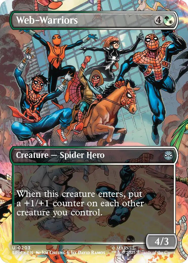 Web - Warriors (Borderless) [SPM - 203] - Cartes Sportives Rive Sud