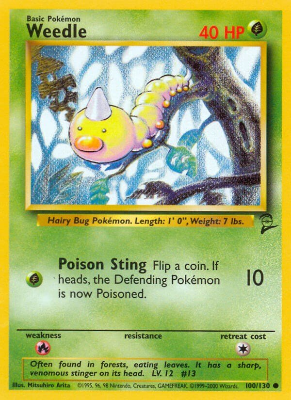 Weedle [BS2 - 100/130] - Cartes Sportives Rive Sud