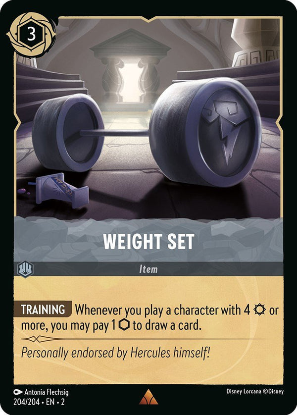 Weight Set [2 - 204/204] - Cartes Sportives Rive Sud