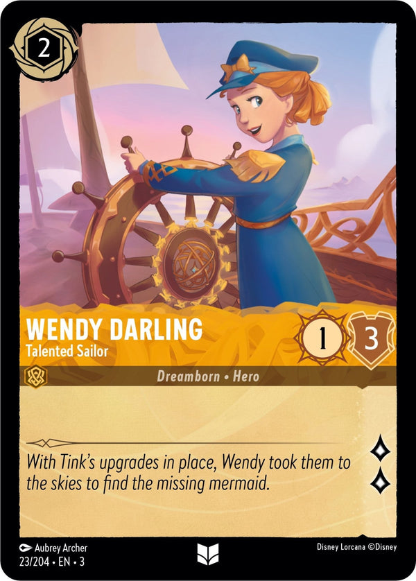 Wendy Darling - Talented Sailor [3 - 23/204] - Cartes Sportives Rive Sud