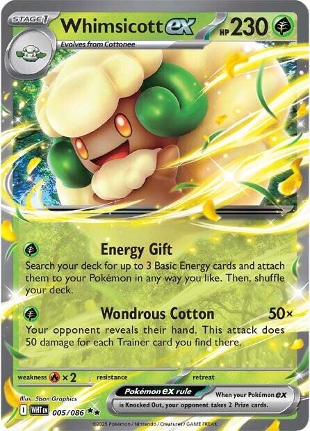 Whimsicott ex [WHT - 005/086] - Cartes Sportives Rive Sud