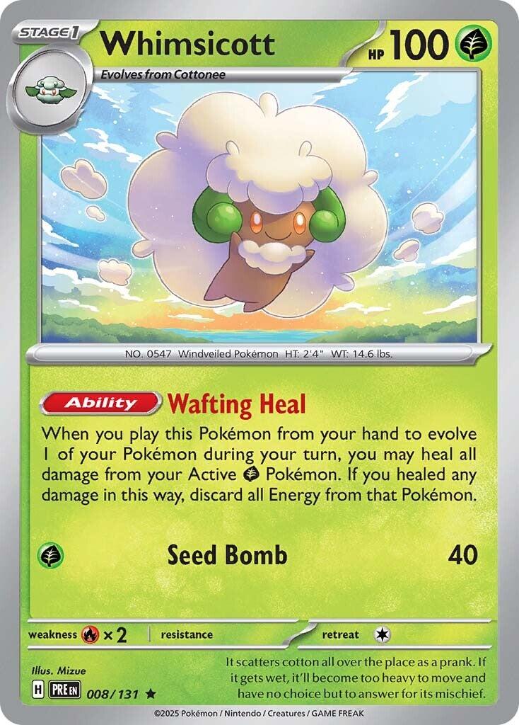Whimsicott [PRE - 008/131] - Cartes Sportives Rive Sud