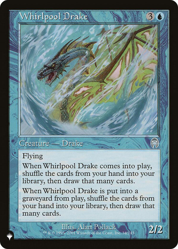 Whirlpool Drake [LIST - 34/143] - Cartes Sportives Rive Sud