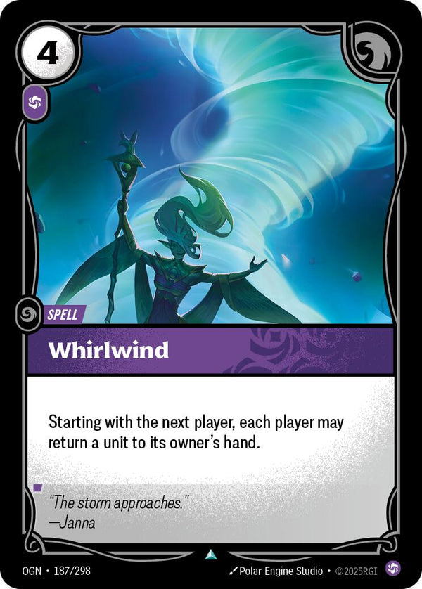 Whirlwind [OGN - 187/298] - Cartes Sportives Rive Sud